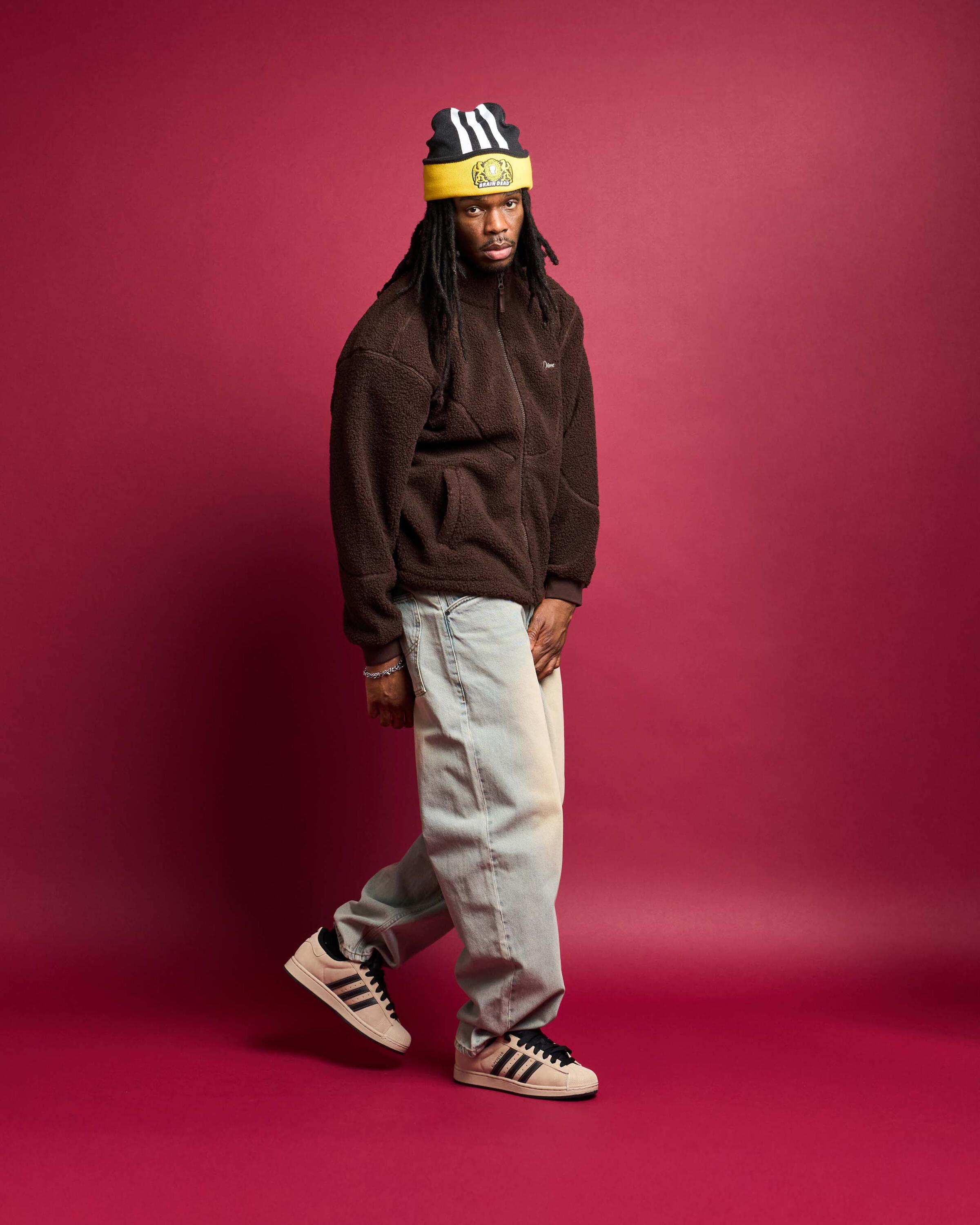 Dime Polar Fleece Sherpa Zip | DIMEHO254BRW | AFEW STORE Dime Polar Fleece Sherpa Zip | DIMEHO254BRW | AFEW STORE